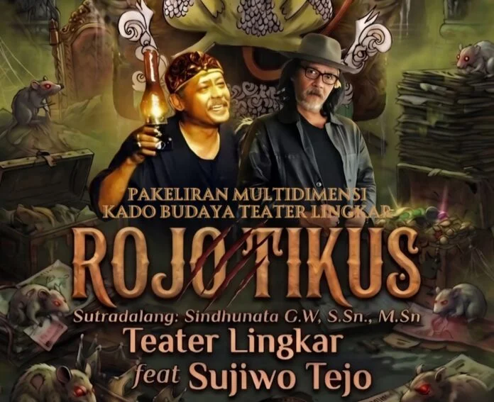 Teater Lingkar Kolaborasi dengan Sujiwo Tejo, Pentaskan Rojo Tikus. (Foto : Dokumen)