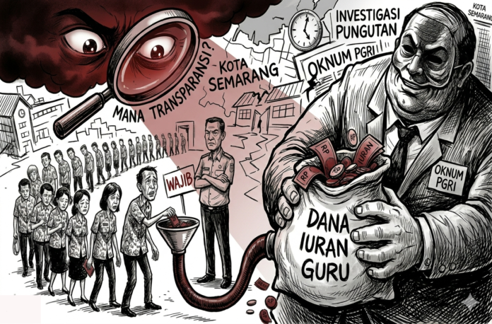 Ilustrasi iuran GURU ke PGRI Kota Semarang