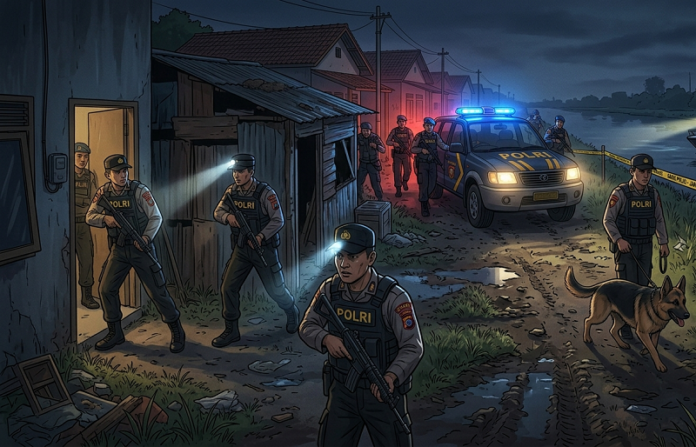 Polisi cari pelaku bakar ponakan di Semarang