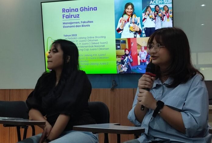 Raina Ghina mahasiswa SCU berprestasui