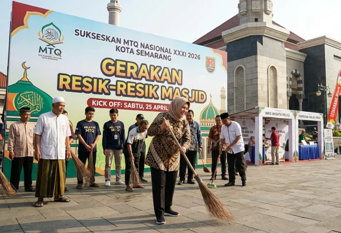 Resik-resik Tempat Ibadah di Kota Semarang