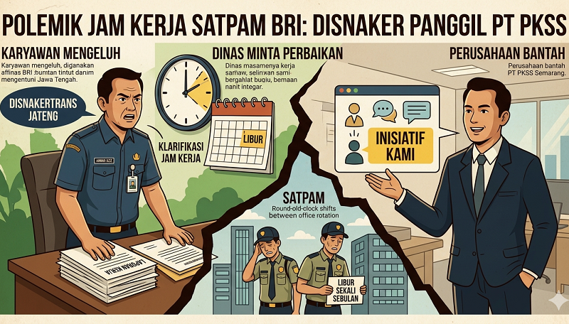 Satpam BRI Disnaker Jateng panggil Satpam BRI