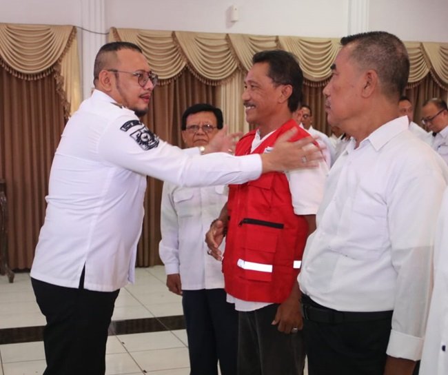 PMI Tegal Wali Kota Tegal ketika melantik