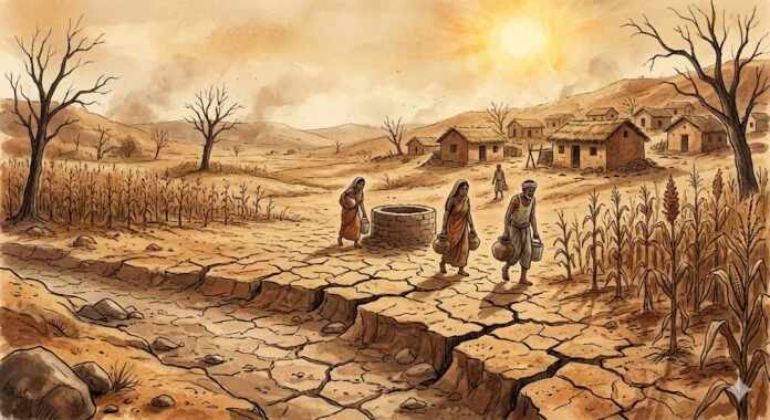 Ilustrasi kekeringan. (Foto : Dok Gemini)