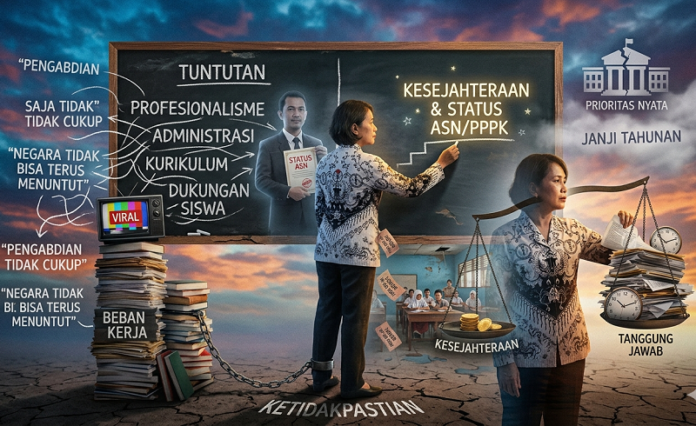 Guru Honorer yang terdampak ekonomi