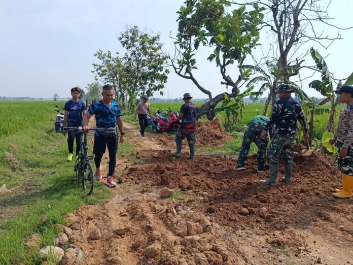 Mayor Cba Beni Yusdiantoro, S.E., Kasdim 0725/Sragen yang juga menjabat sebagai Wakil Komandan (Wadan) Satgas TMMD Reguler ke-128. (Foto : Dok TMMD Sragen)