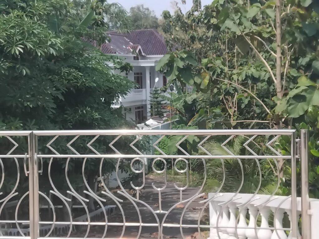 Rumah tersangka di Dukuh Jumog Kelurahan Delingan. (Foto : Iwan)