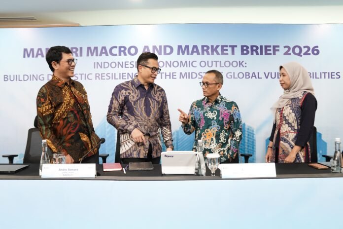 Mandiri Macro and Market Brief 2Q26 di Jakarta, Senin (11/5/2026). (Foto : Dok Bank Mandiri)