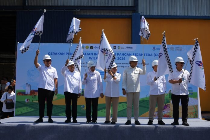 Bank Indonesia bersama Pemerintah Pusat dan Pemerintah Daerah secara resmi meluncurkan Gerakan Pengendalian Inflasi dan Pangan Sejahtera (GPIPS) Nasional di Sidoarjo, Jawa Timur (13/5/2026). (Foto : Dok Bank Indonesia)