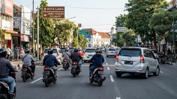 Lalu lintas di Perkotaan. (Foto : Dok Honda)