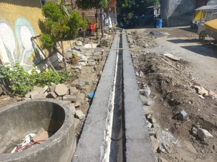 Perbaikan saluran drainase di Kota Semarang. (Foto : Dok Pemkot Semarang)