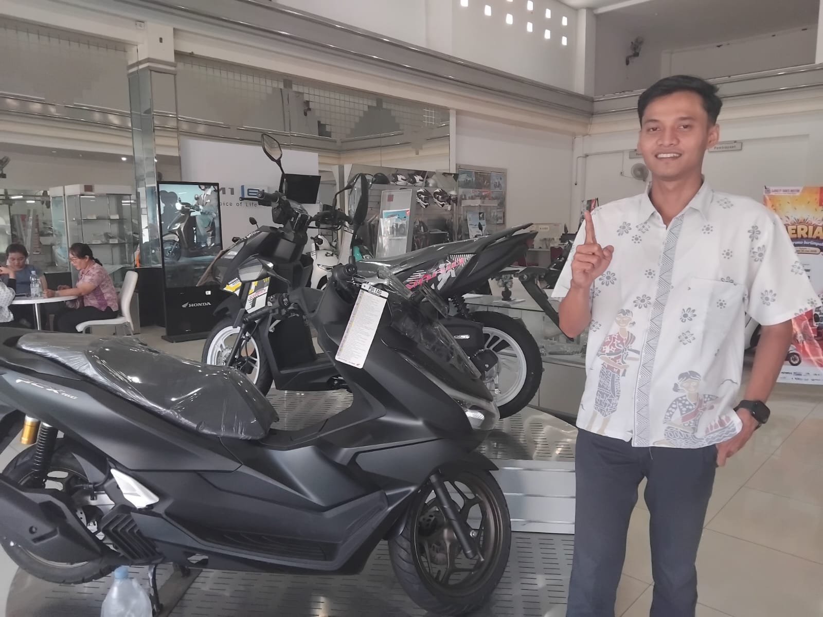 Honda Argo Dewantara, Kepala Cabang dealer Cahaya Sakti Motor Karanganyar. (Foto : Alif)