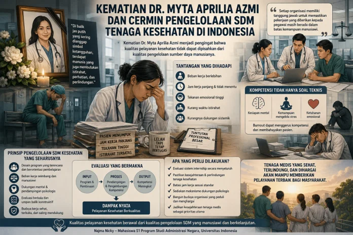 Ilustrasi kematian dokter internship, dr. Myta Aprilia Azmi