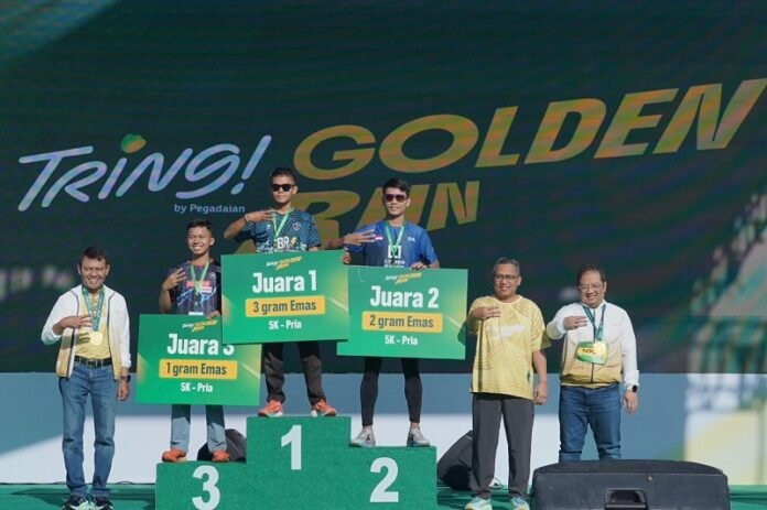 Tring Pegadaian gelar RUN GOLDEN