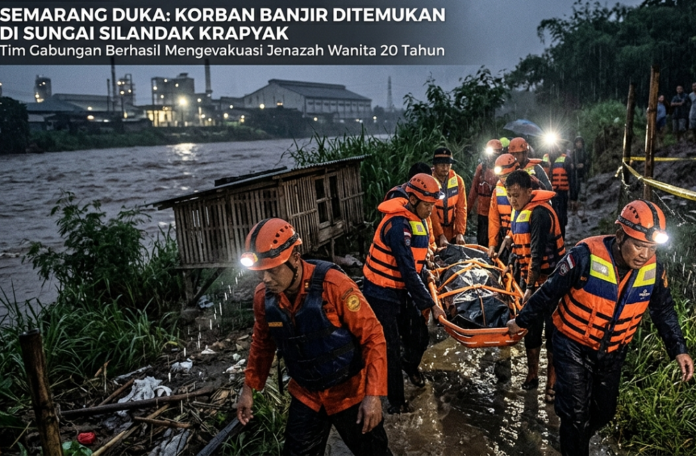 banjir Semarang mengakibatkan wanita menjadi korban