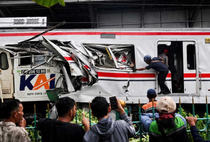 kecelakaan kereta KRL