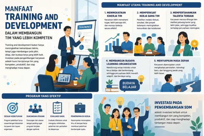 Ilustrasi peran training and development