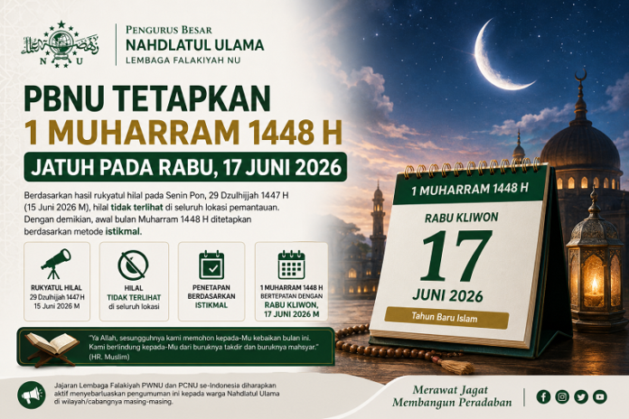 PBNU tetapkan 1 Muharram 1448 Hijriah