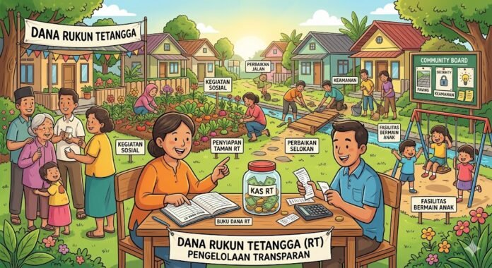 Ilustrasi dana BOP RT. (Foto : Dok AI)