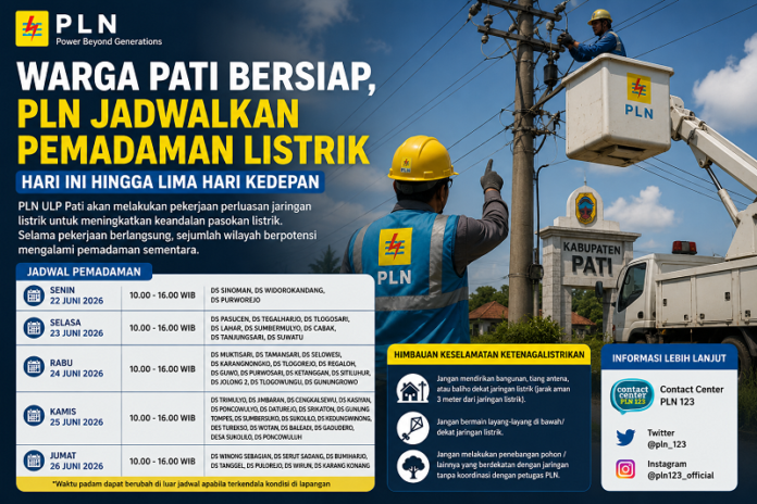 Pemadaman Pati hari ini