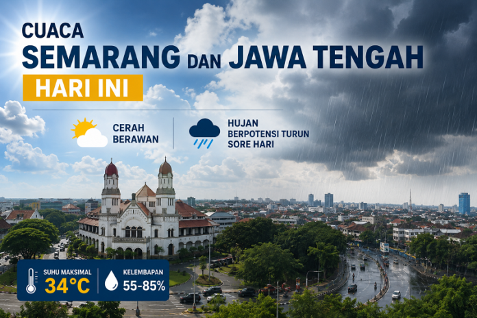 Cuaca Semarang dan Jawa Tengah hari ini