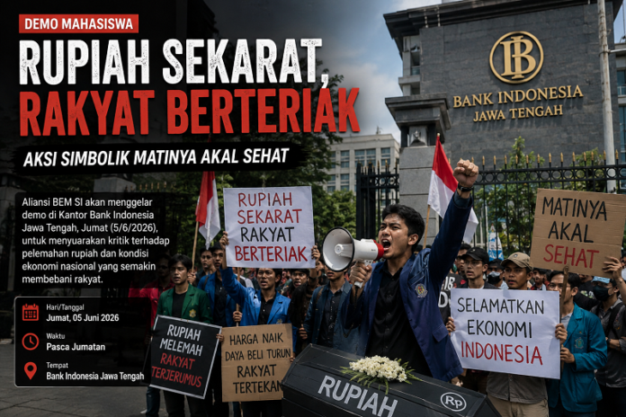 Demo mahasiswa di Kantor BI Jateng
