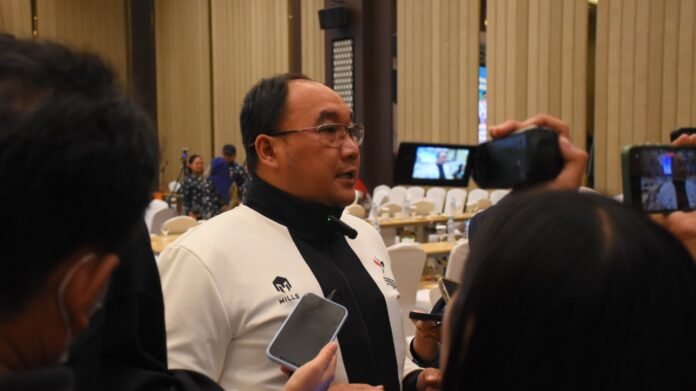 Kepala Dinas Kesehatan Kota Semarang, dr. Hakam saat memberikan keterangan kepada wartawan. (Foto : Dok Pemkot Semarang)