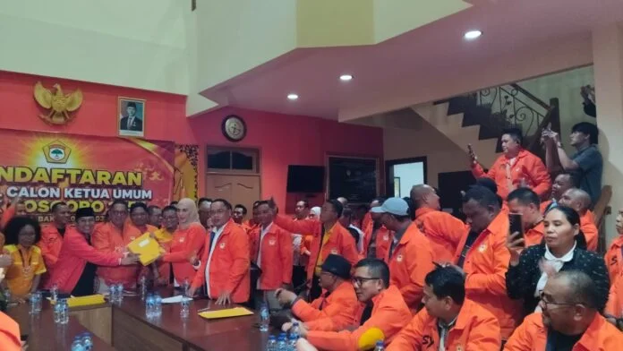 Kosgoro 1957 Jawa Tengah menyatakan dukungan kepada Bendahara Umum Partai Golkar, Sari Yuliati, untuk memimpin Kosgoro 1957 dalam Musyawarah Besar (Mubes) V Tahun 2026. (Foto : Dokumen)