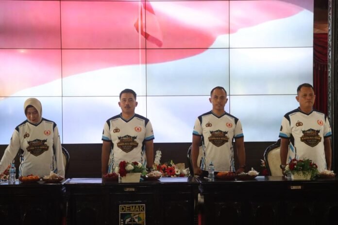 Turnamen E-Sports Mobile Legends: Bang Bang Kapolres Demak Cup Season 2 Road To Kapolda Cup dan Kapolri Cup 2026 yang resmi dibuka di Pendopo Kabupaten Demak, Selasa (16/6/2026).