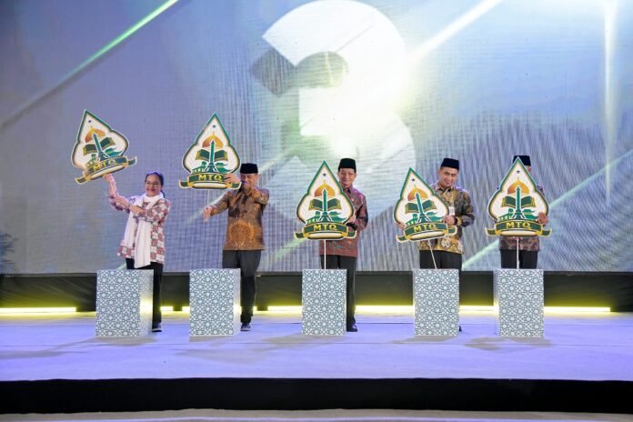 Peluncuran maskot, logo, dan tema resmi MTQ Nasional XXXI di kawasan Masjid Agung Jawa Tengah (MAJT), Kamis (25/6/2026). (Foto : Dok Pemkot Semarang)