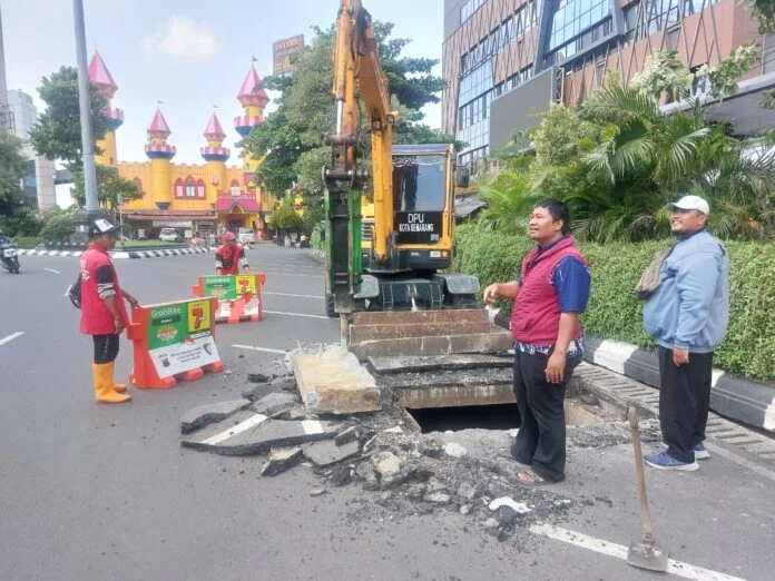 Revitalisasi kawasan lingkar luar Simpang Lima. (Foto : Dok Pemkot Semarang)