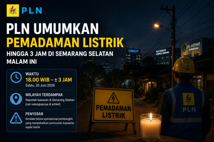 Pemadaman listrik Semarang Selatan