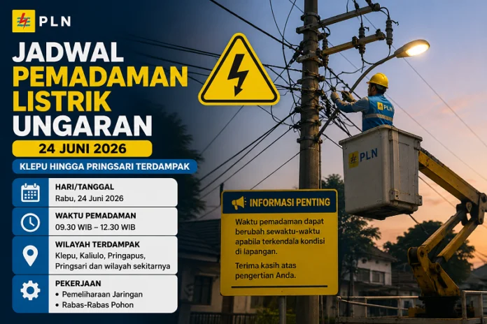 pemadaman listrik ungaran