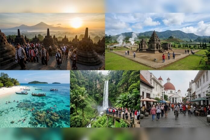 Rekomendasi wisata Jawa Tengah. (Foto : AI)