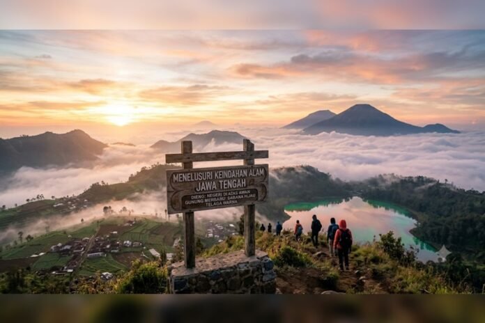 Rekomendasi wisata alam Jawa Tengah. (Foto : AI)