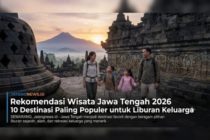 Rekomendasi wisata Jawa Tengah. (Foto : AI)