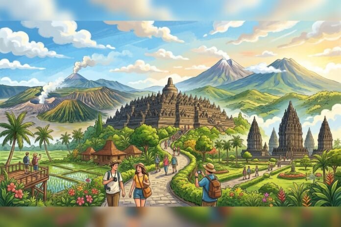 Cuaca wisata Jawa Tengah. (Foto : AI)