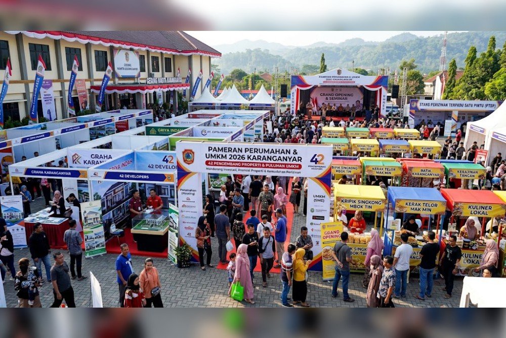 Perumahan Karanganyar Pameran perumahan Karanganyar. (Foto : AI)