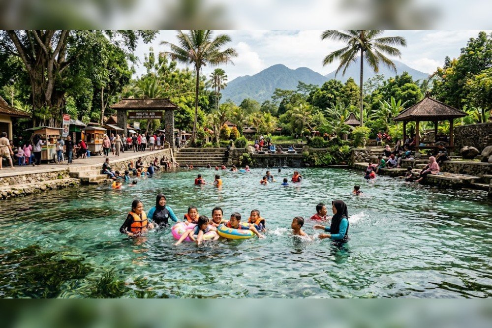 Wisata Jateng Rekomendasi wisata air Jawa Tengah. (Foto : AI)