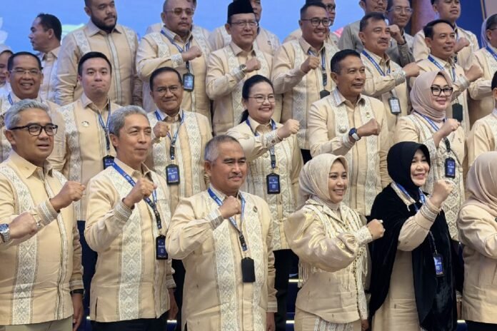 Wali Kota Semarang Agustina Wilujeng dalam pembukaan Rapat Kerja Nasional Asosiasi Pemerintah Kota Seluruh Indonesia (APEKSI) di Medan, Rabu (1/7/2026). (Foto : Dok Pemkot Semarang)