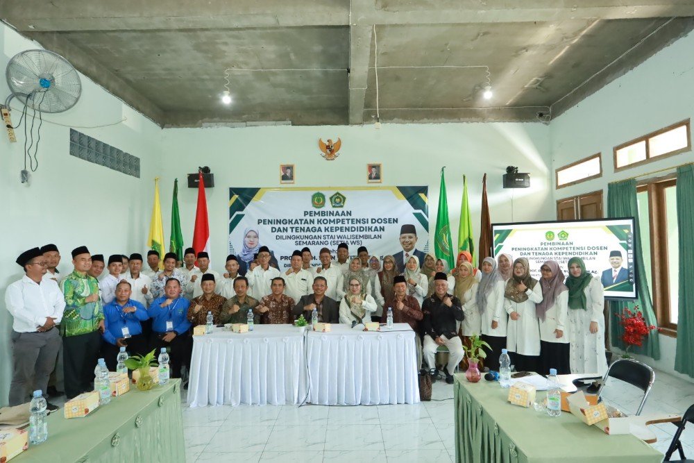 SETIA WS Sekolah Tinggi Agama Islam Walisembilan Semarang (SETIA WS) sumenyelenggarakan Pembinaan Peningkatan Kompetensi Dosen dan Tenaga Kependidikan, Sabtu (18/07/2026). (Foto : Dokumen)