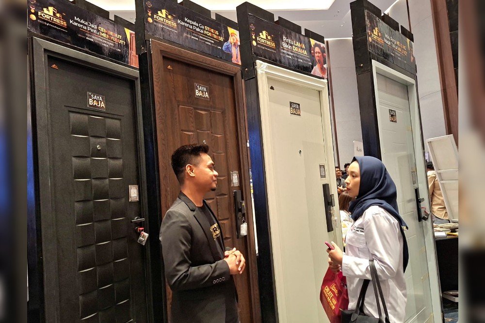 Pameran Pameran building material, arsitektur, interior, dan teknologi bangunan IMPACT+ Semarang 2026 di The Suri Ballroom, Queen City Mall Semarang, Kamis (23/7/2026). (Foto : Dok JN)