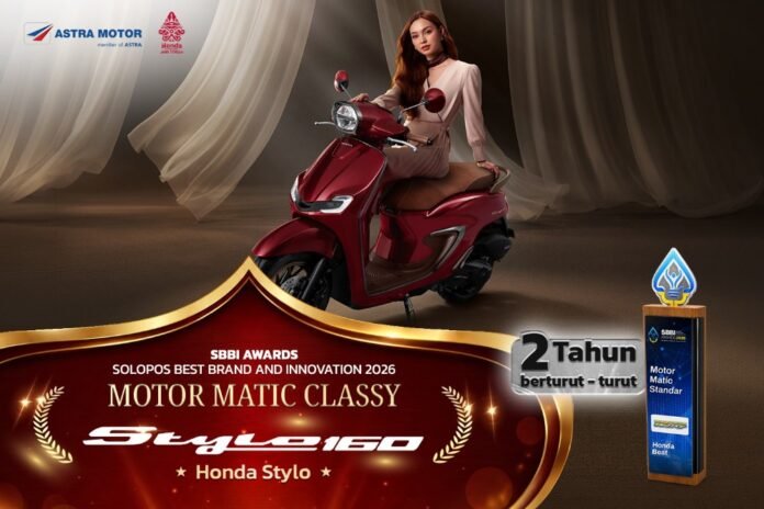 Penghargaan Honda Stylo. (Foto : Dok Honda)