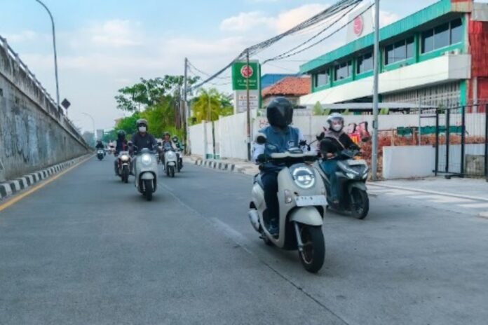 Gaya berkendara sepeda motor. (Foto : Dok Honda)