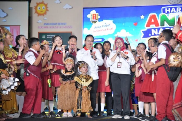 Wali Kota Semarang Agustina Wilujeng dalam peringatan hari anak nasional. (Foto : Dok Pemkot Semarang)