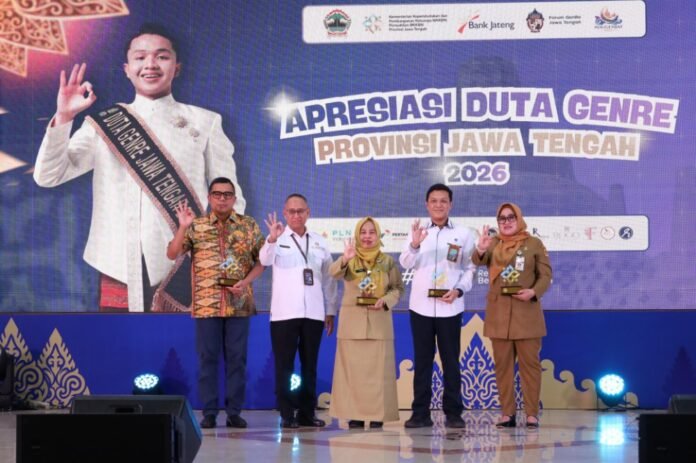 Wakil Ketua DPRD Jawa Tengah, Mohammad Saleh saat menghadiri Puncak Apresiasi Duta Generasi Berencana (Adugenjat) Tahun 2026 yang digelar Perwakilan BKKBN Jawa Tengah di Gedung BPSDM Jawa Tengah, Senin (27/7/2026). (Foto : Dok DPRD Jateng)