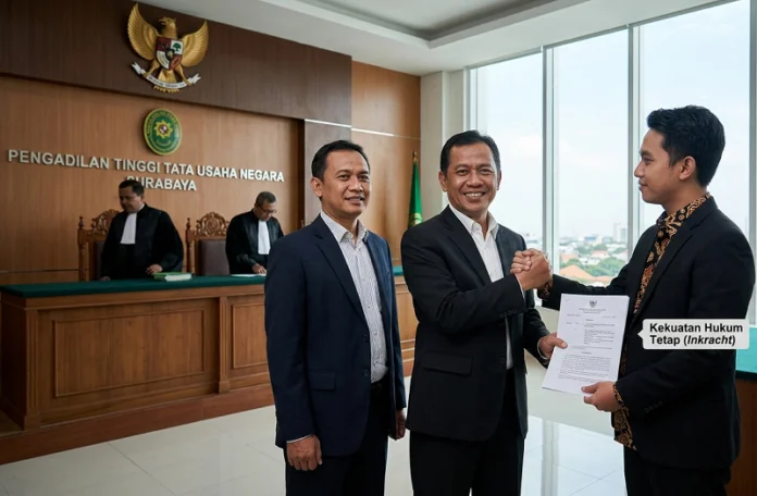 Kuasa Hukum Direksi PDAM, Muchtar Hadi Wibowo, menyatakan rasa syukur setelah menerima pemberitahuan resmi mengenai ditolaknya banding Walikota Semarang