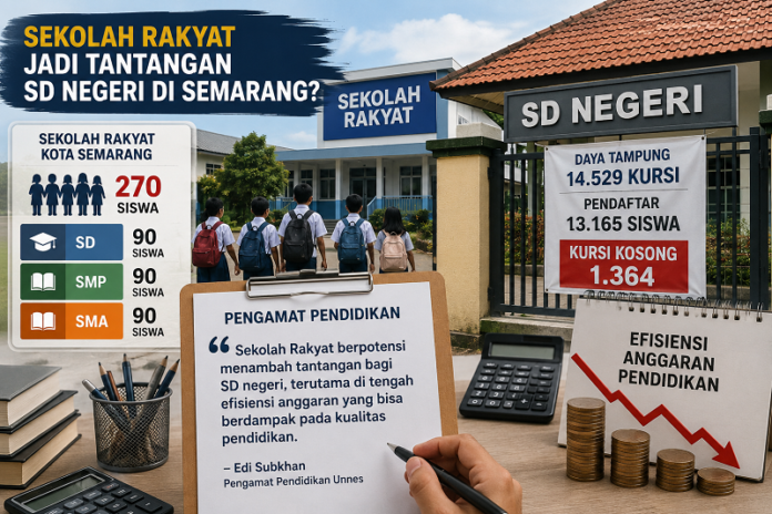 Ilustrasi Sekolah Rakyat di Kota Semarang menjadi tantangan baru penerimaan kuota SDN