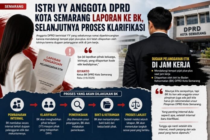 Ilustrasi istri YY anggota DPRD Kota Semarang melayangkan laporan ke Badan Kehormatan (BK) atas dugaan pelanggaran kedisiplinan.