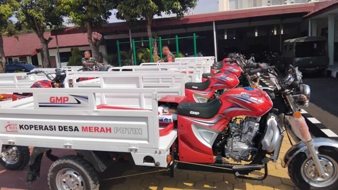 Motor roda tiga untuk KDMP yang akan didistribuskan di Karanganyar